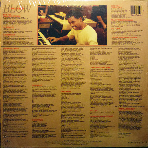 Kurtis Blow : Ego Trip (LP, Album, 72 )