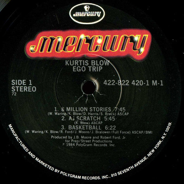 Kurtis Blow : Ego Trip (LP, Album, 72 )