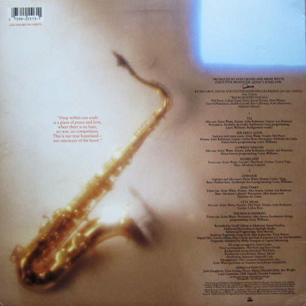 Ernie Watts : Sanctuary (LP, Album, All)