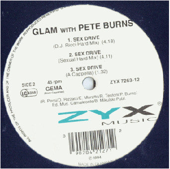 Glam With Pete Burns : Sex Drive (12")