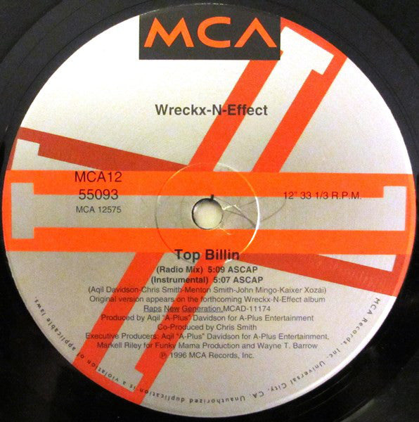Wreckx-N-Effect* : Top Billin (12", Single)