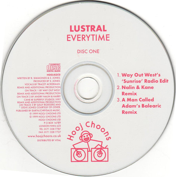 Lustral : Everytime (Disc One) (CD, Single)