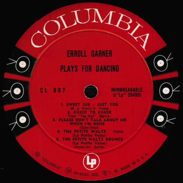 Erroll Garner : Plays For Dancing (LP, Album, Mono, RE, Hol)