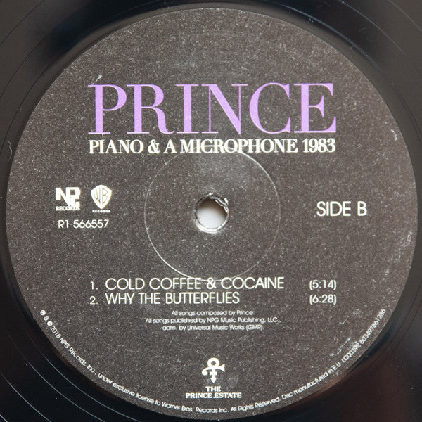 Prince : Piano & A Microphone 1983 (LP, Album, 180)