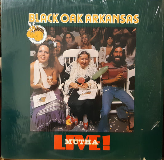 Black Oak Arkansas : Live! Mutha (LP, Album, RI )