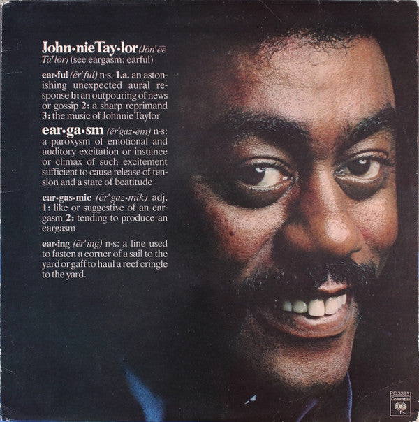 Johnnie Taylor : Eargasm (LP, Album, Pit)