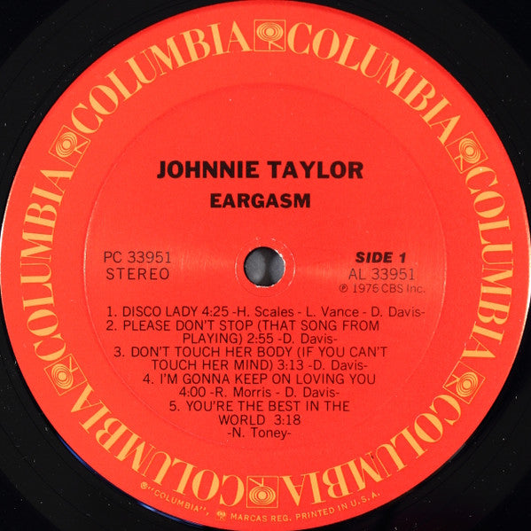 Johnnie Taylor : Eargasm (LP, Album, Pit)