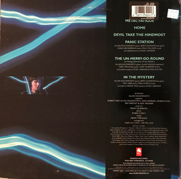 Allan Holdsworth With I.O.U. (3) : Metal Fatigue (LP, Album, RE, All)