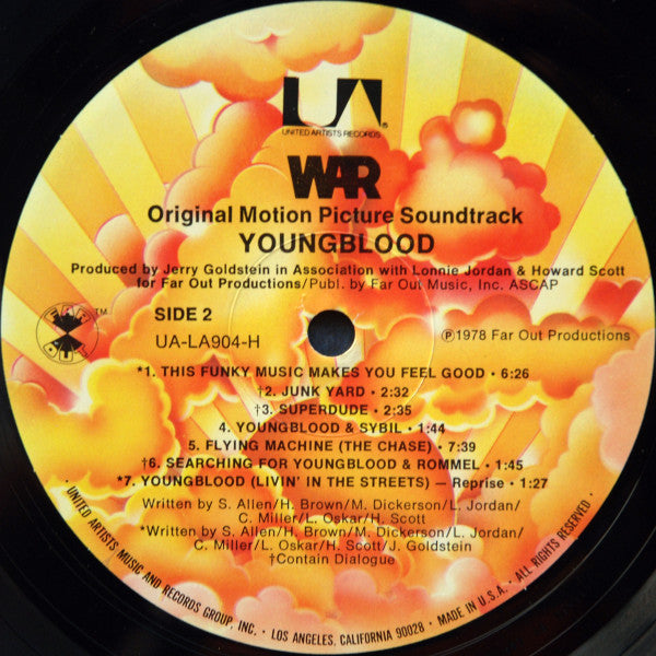 War : Youngblood (Original Motion Picture Soundtrack) (LP, Album, Win)