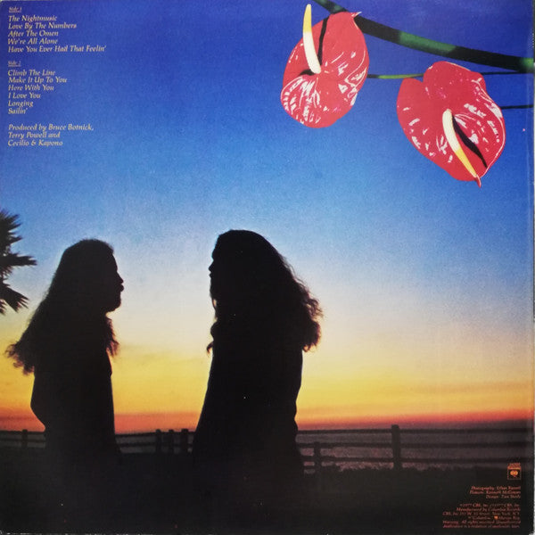Cecilio & Kapono : Night Music (LP, Album)