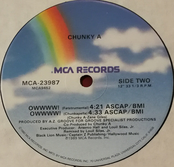 Chunky A : Owwww! (12", Single)