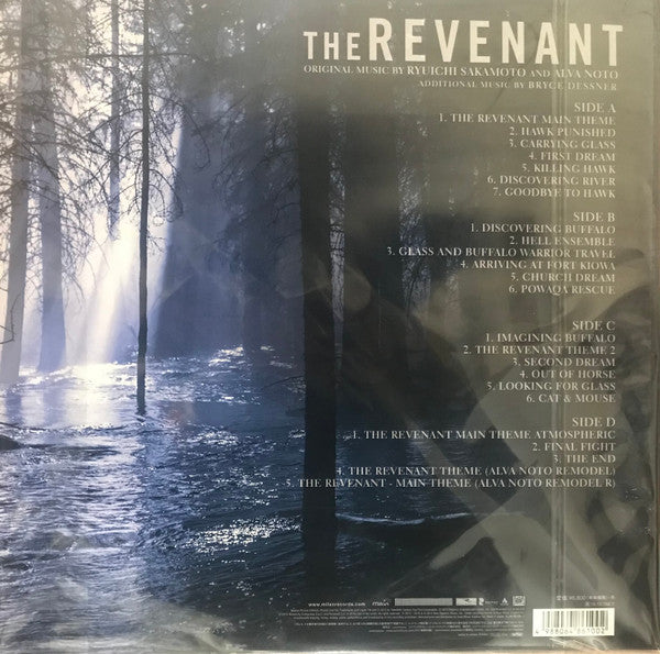 Ryuichi Sakamoto, Alva Noto & Bryce Dessner : The Revenant (Original Motion Picture Soundtrack) (2xLP, Album, Ltd, 180)