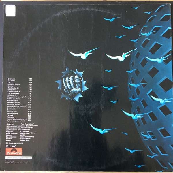 The Who : Tommy (2xLP, Album, RE, Tri)