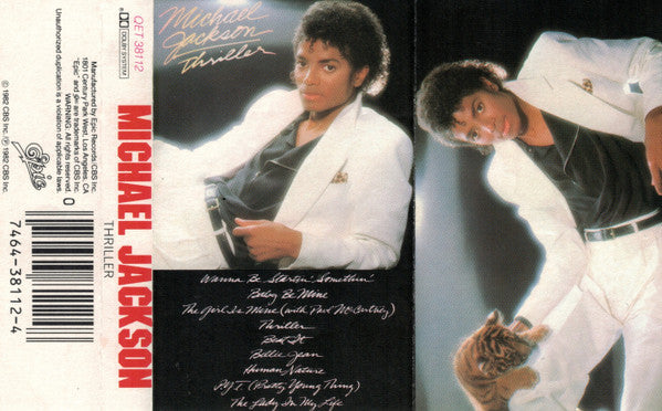 Michael Jackson : Thriller (Cass, Album, Bei)