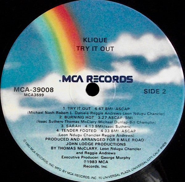 Klique : Try It Out (LP, Album, Glo)