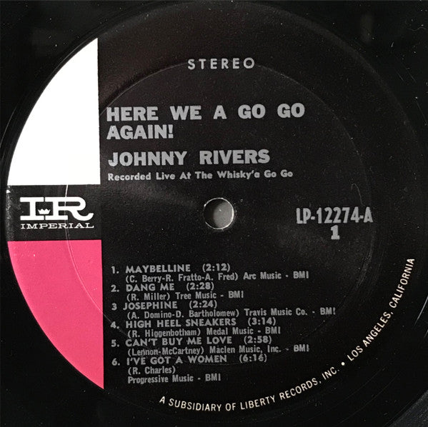 Johnny Rivers : Here We à Go Go Again! (LP, Album)