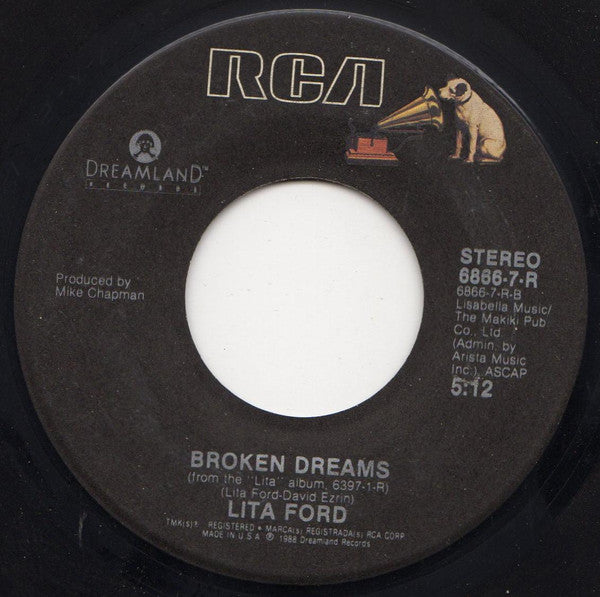 Lita Ford : Kiss Me Deadly (7", Single)