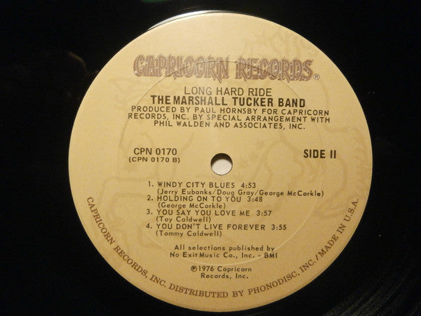 The Marshall Tucker Band : Long Hard Ride (LP, Album, RE)