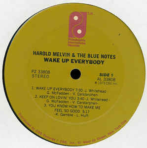 Harold Melvin & The Blue Notes* : Wake Up Everybody (LP, Album, San)