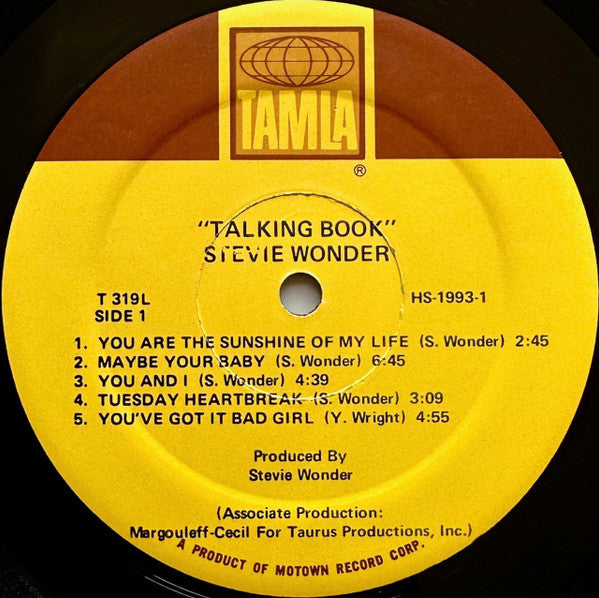 Stevie Wonder : Talking Book (LP, Album, RE, Gat)