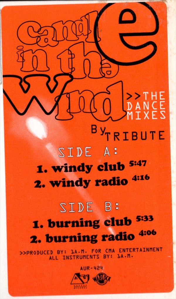 Tribute (6) : Candle In The Wind (The Dance Mixes) (12", Promo)