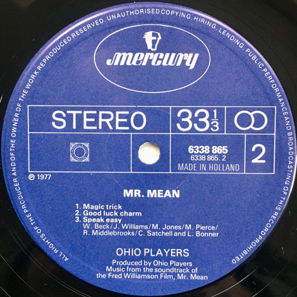 Ohio Players : Mr. Mean (LP, Album, Gat)
