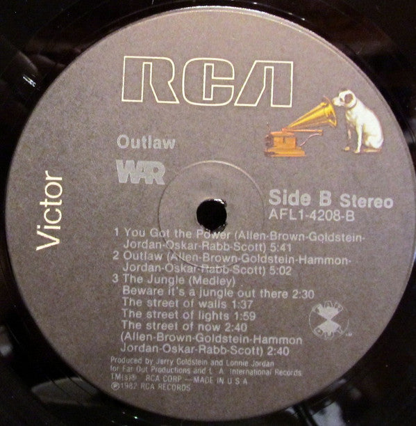 War : Outlaw (LP, Album)