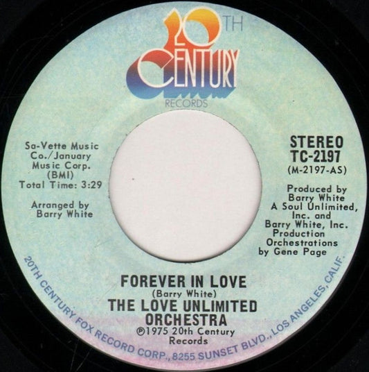 The Love Unlimited Orchestra* : Forever In Love (7")
