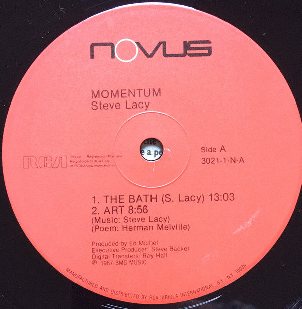Steve Lacy : Momentum (LP, Album)