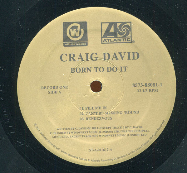 Craig David : Born To Do It (2xLP, Album)