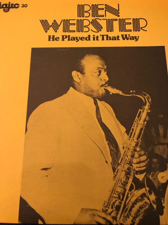 Ben Webster : He Played it That Way (LP, Album)