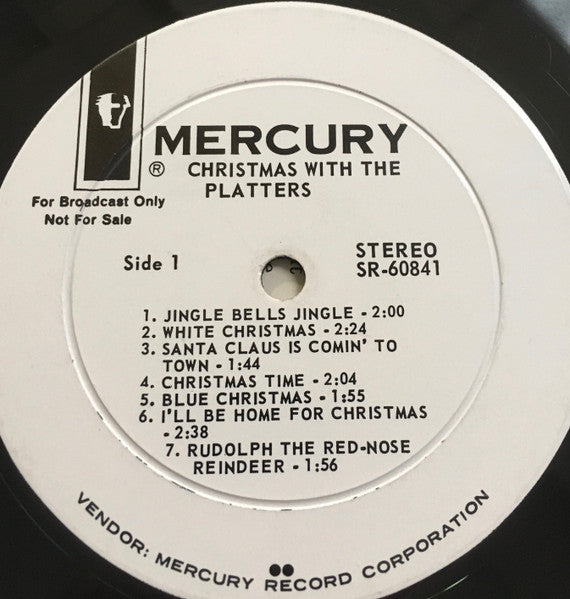 The Platters : Christmas With The Platters (LP, Promo)