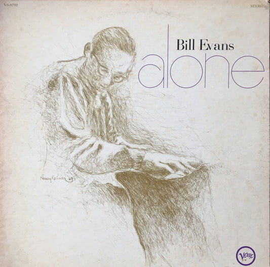 Bill Evans : Alone (LP, Album, RE)