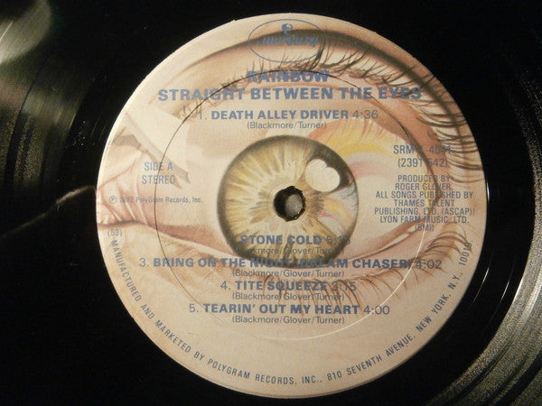 Rainbow : Straight Between The Eyes (LP, Album, Club, CRC)