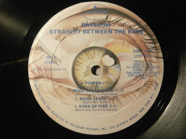 Rainbow : Straight Between The Eyes (LP, Album, Club, CRC)