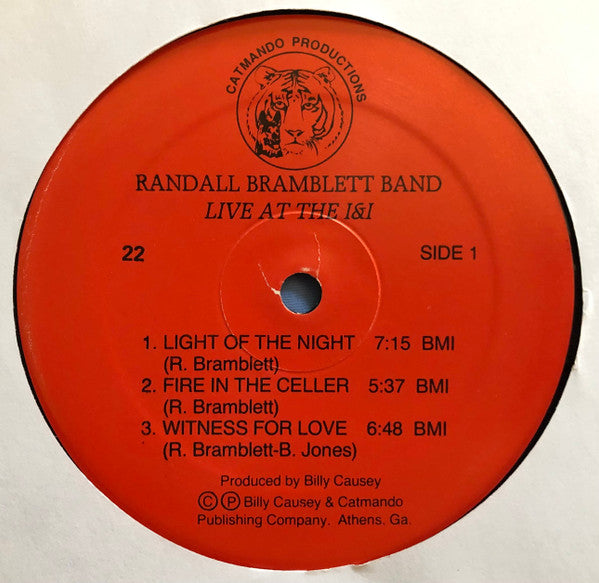 Randall Bramblett Band : Live At The I&I (LP, Album)