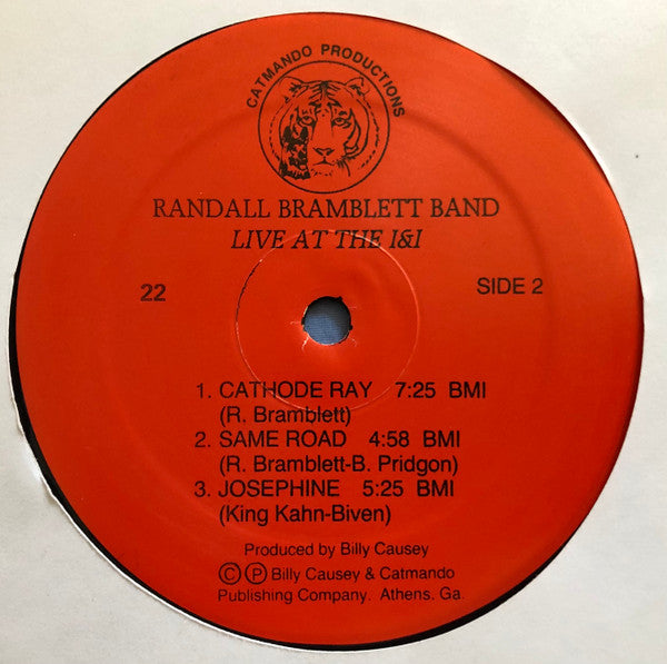 Randall Bramblett Band : Live At The I&I (LP, Album)