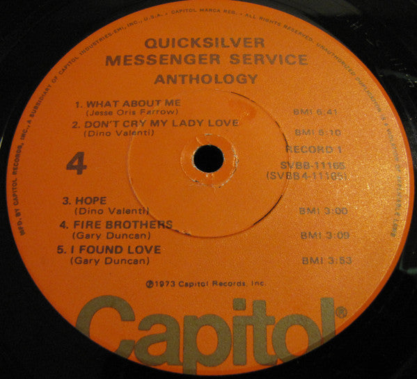 Quicksilver Messenger Service : Anthology (2xLP, Comp, Los)