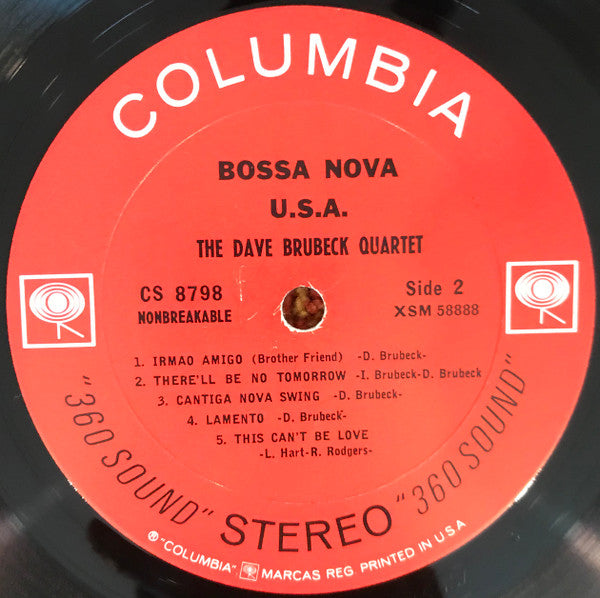 The Dave Brubeck Quartet : Bossa Nova U.S.A. (LP, Album, Pit)