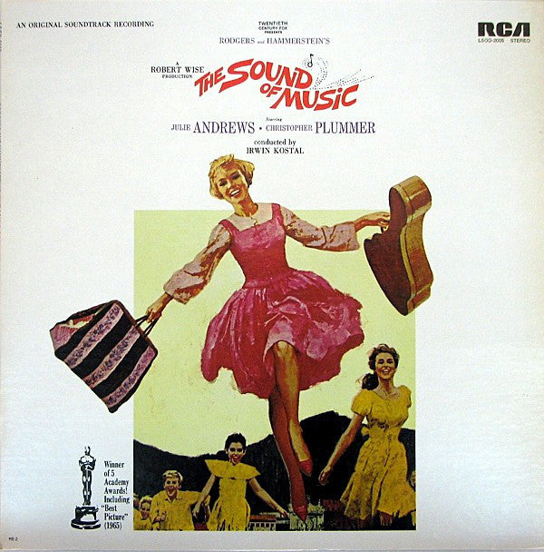 Rodgers And Hammerstein* / Julie Andrews, Christopher Plummer, Irwin Kostal : The Sound Of Music (An Original Soundtrack Recording) (LP, Album, RE, Ind)