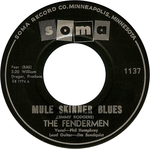 The Fendermen : Mule Skinner Blues / Torture (7", Single)