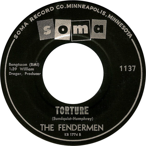 The Fendermen : Mule Skinner Blues / Torture (7", Single)