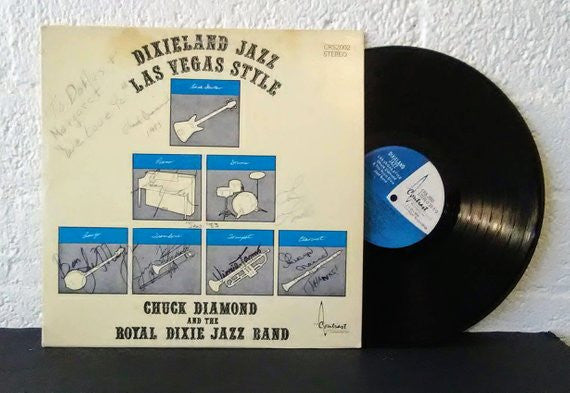 Chuck Diamond and The Royal Dixie Jazz Band : Chuck Diamond and The Royal Dixie Jazz Band - Dixieland Jazz Las Vegas Style (LP, Album)