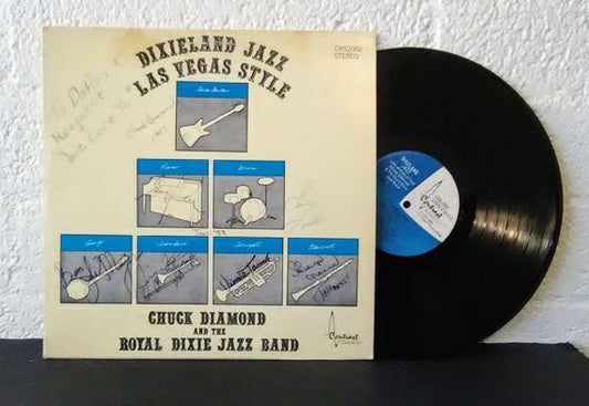 Chuck Diamond and The Royal Dixie Jazz Band : Chuck Diamond and The Royal Dixie Jazz Band - Dixieland Jazz Las Vegas Style (LP, Album)
