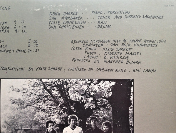 Keith Jarrett / Jan Garbarek / Palle Danielsson / Jon Christensen : My Song (LP, Album)