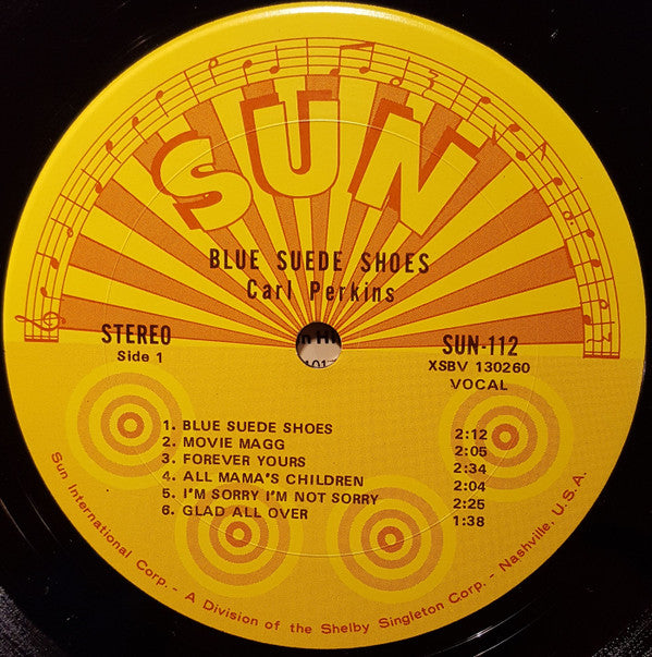 Carl Perkins : Blue Suede Shoes (LP, Comp)