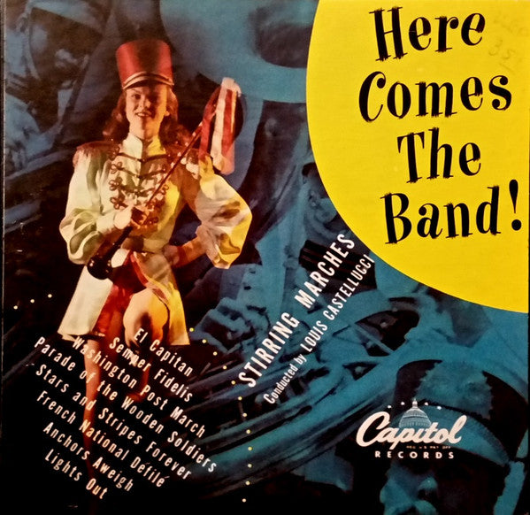 The Louis Castellucci Military Band : Here Comes The Band! (4x7", Album)