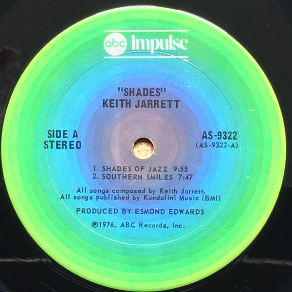 Keith Jarrett : Shades (LP, Album, San)