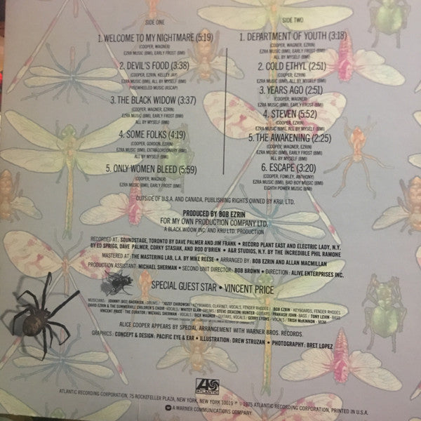 Alice Cooper (2) : Welcome To My Nightmare (LP, Album, RI)
