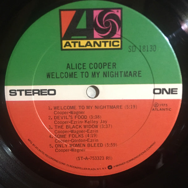 Alice Cooper (2) : Welcome To My Nightmare (LP, Album, RI)